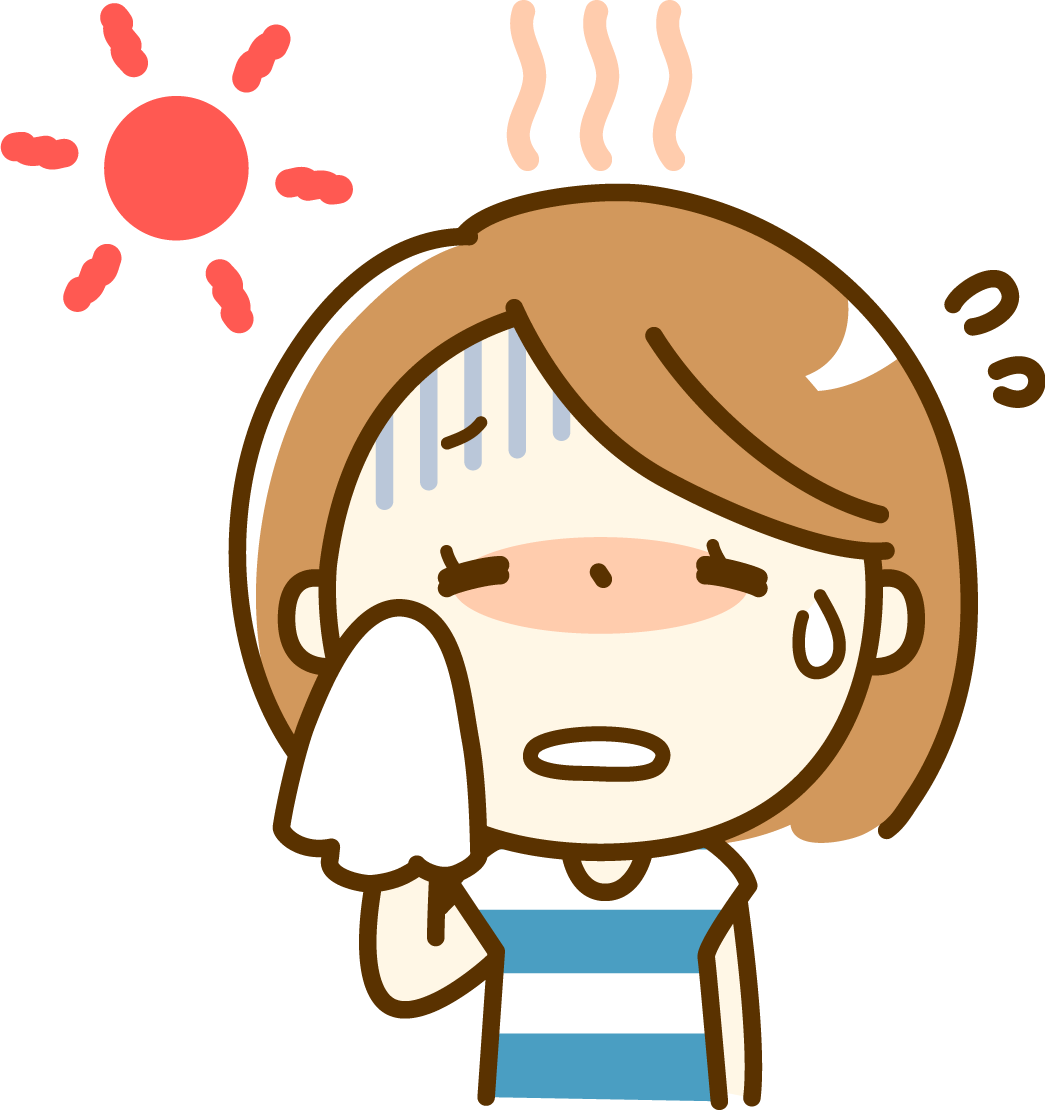暑い季節は熱中症に気を付けて 板橋区志村三丁目駅にあるフィットネス リラックスフィットネスクラブメナレス